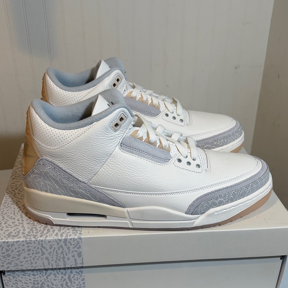 Air Jordan 3 Retro Craft ivory NIB FJ9479-100 size 11 - Picture 3 of 8